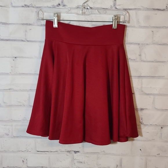 By Johnny Dresses & Skirts - Johnny Red Skater Mini Skirt Small